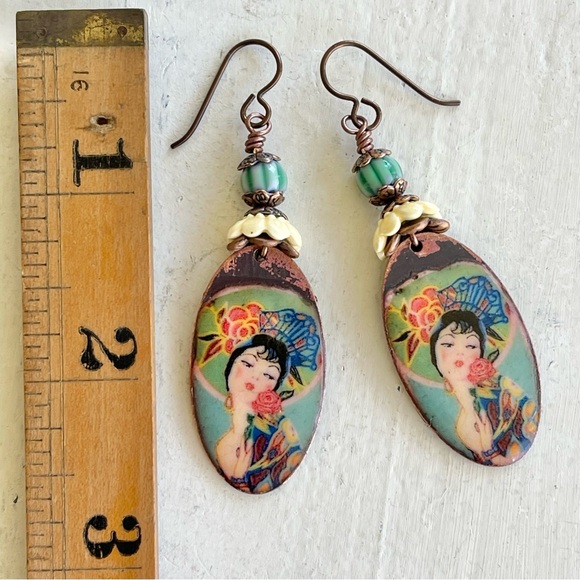 ARTISAN Earrings “Bailaora Flamenco” - Dangles - Picture 9 of 12